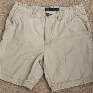 American Eagle Khaki Prep shorts
